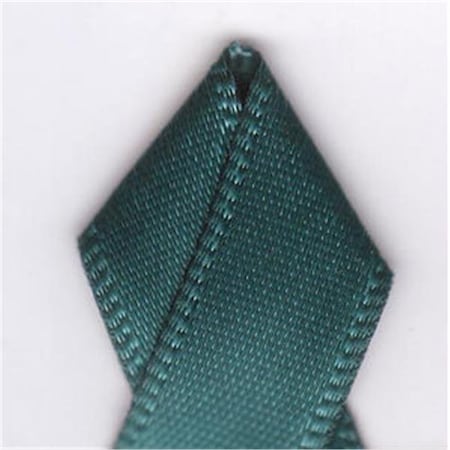 Papilion Papilion R074300060347100Y .25 in. Single-Face Satin Ribbon 100 Yards - Teal R074300060347100Y